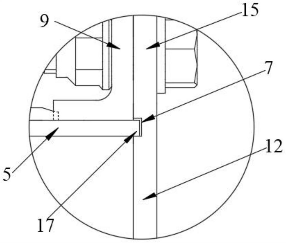 Ceramic-based flame tube positioning structure