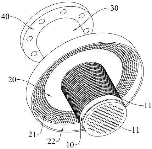 Ammonia gas absorption sealing device