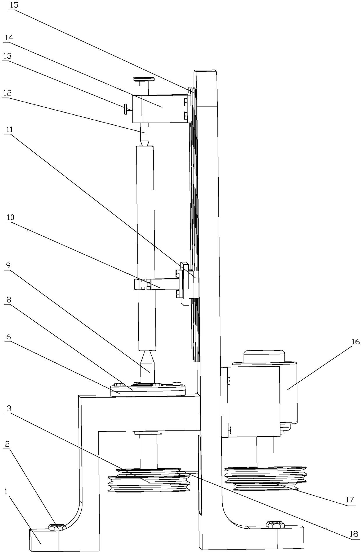 Rotary Shaft Double-head Central Hole Vertical Grinder