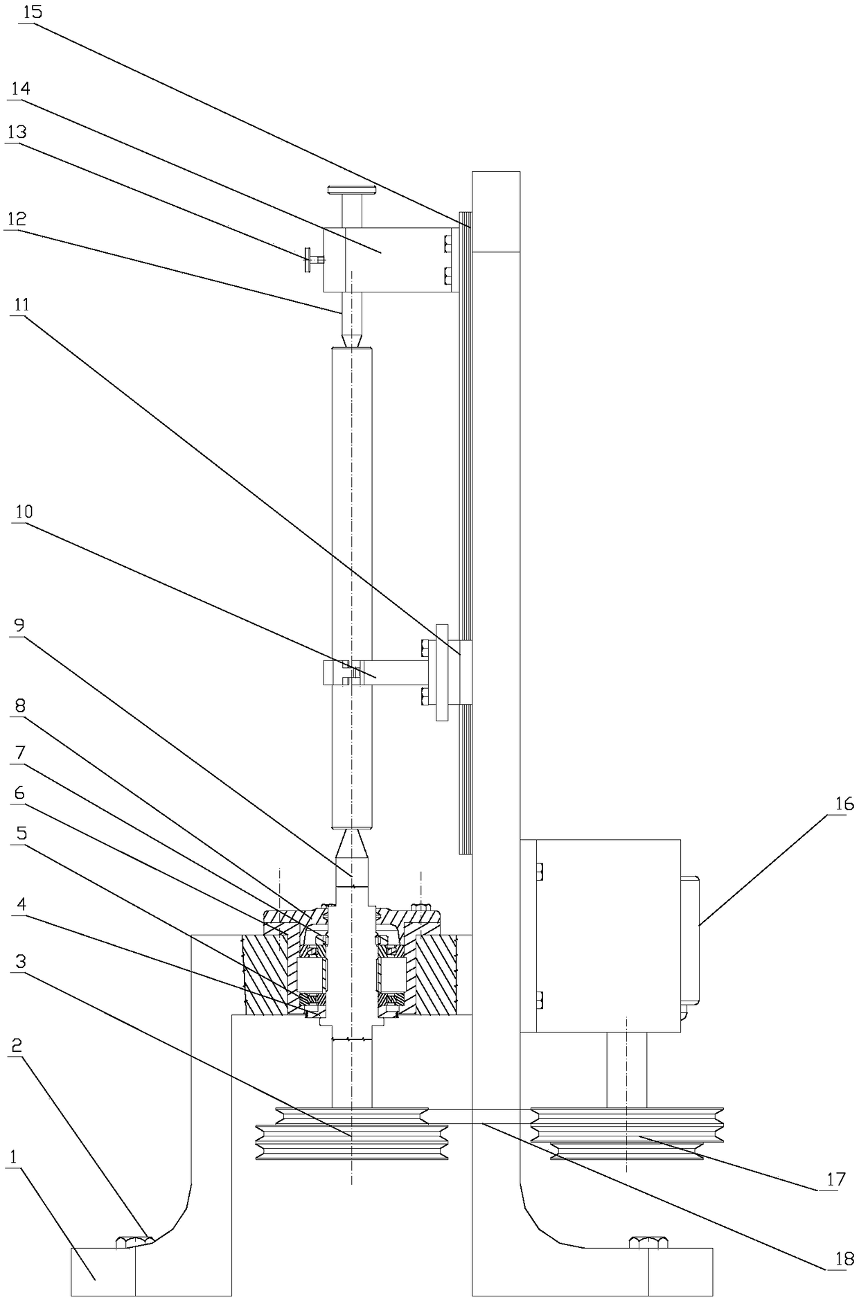 Rotary Shaft Double-head Central Hole Vertical Grinder