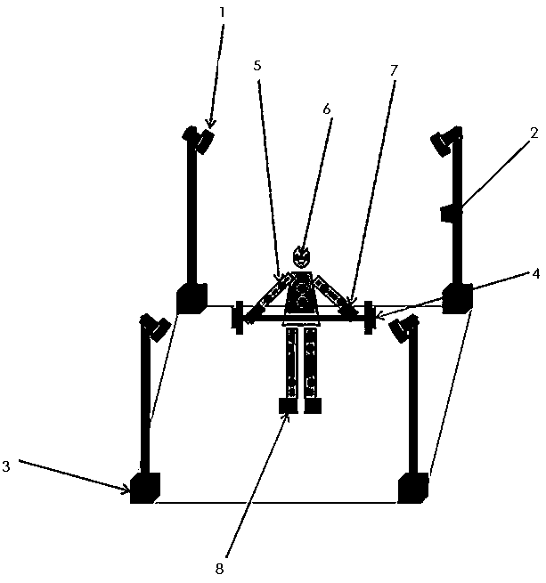 Intelligent family fitness method without guidance of other people