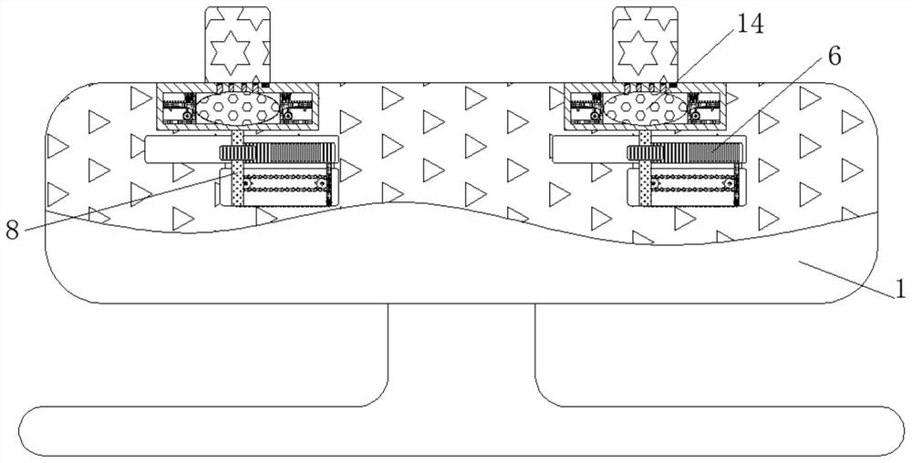 Intelligent network science and technology product exhibition device with better exhibition effect