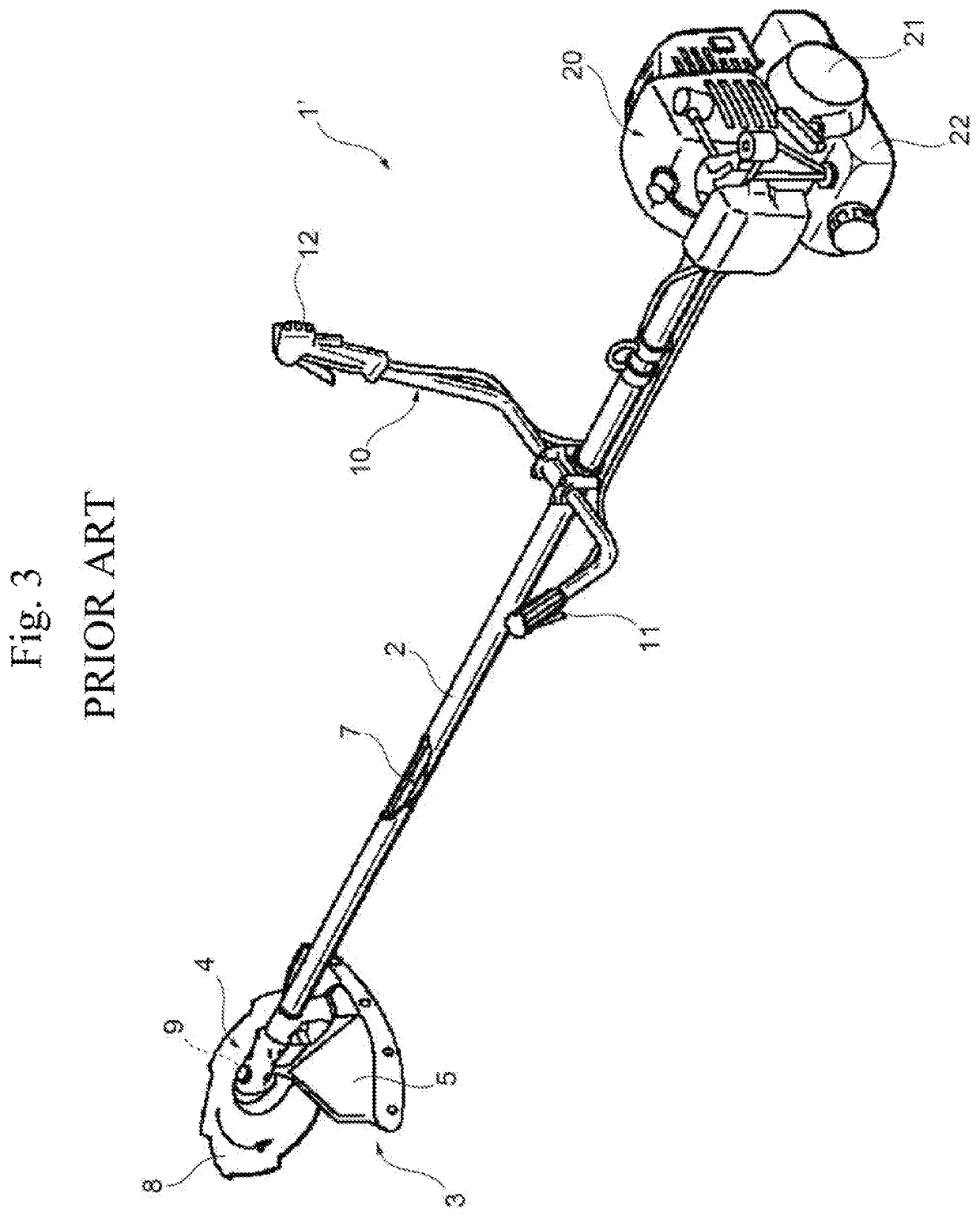 Portable brush cutter