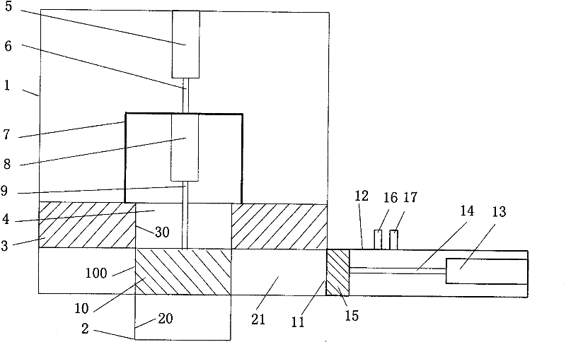 Pouring head of resin pouring machine