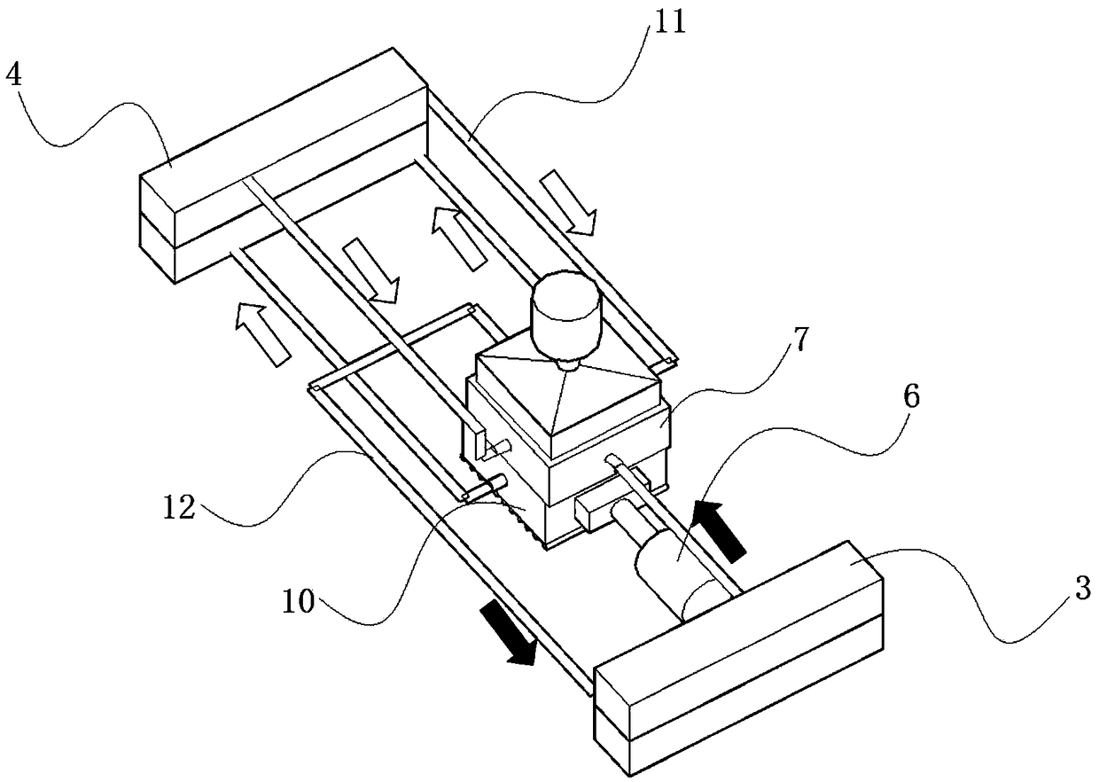 Direct shear test system for seasonally frozen ground and test method thereof