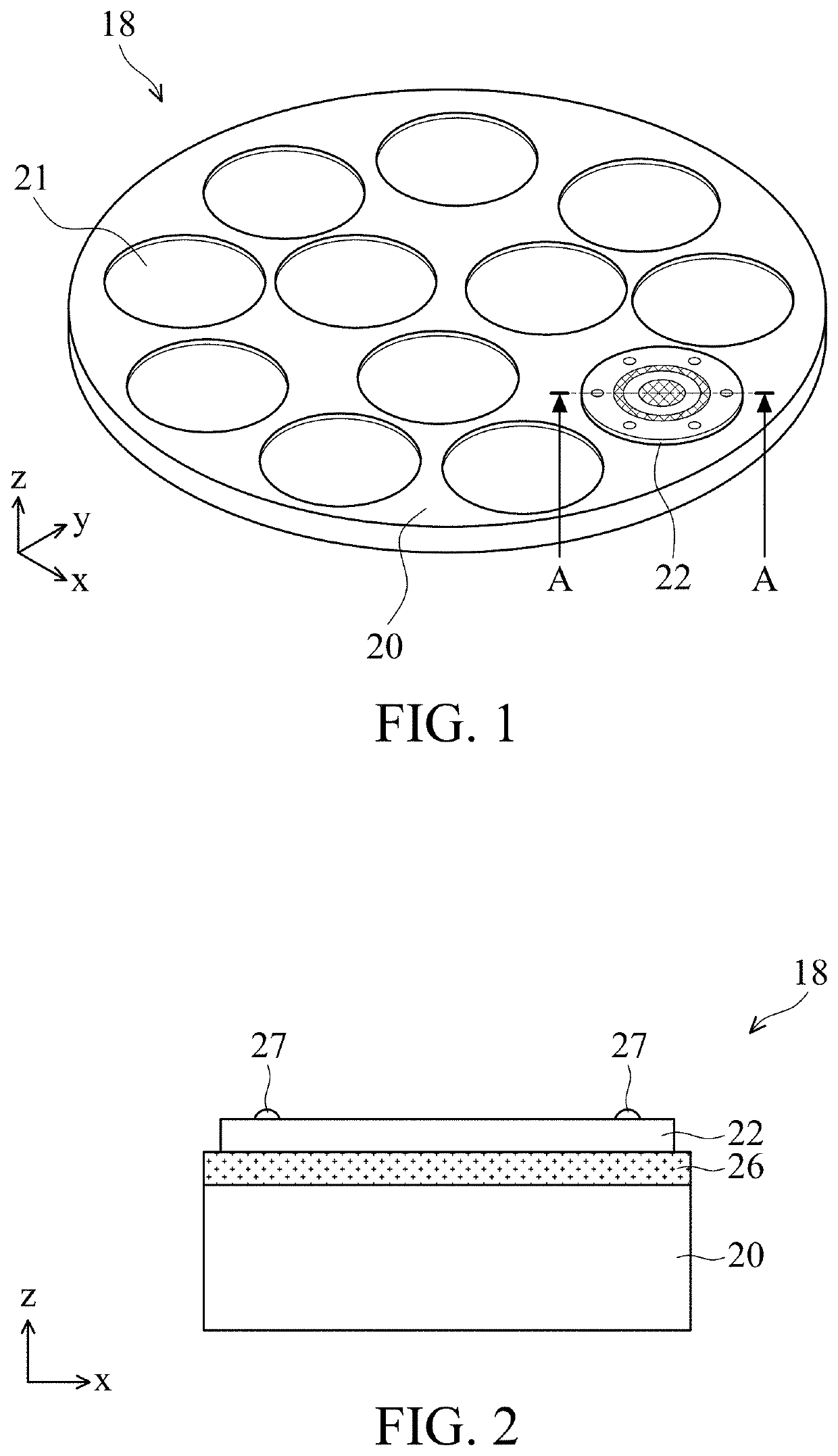 Semiconductor wafer carrier structure and metal-organic chemical vapor deposition device