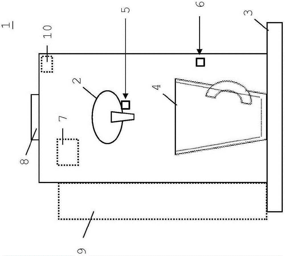 Beverage preparation machine capable of determining a beverage volume of receptacles and corresponding method