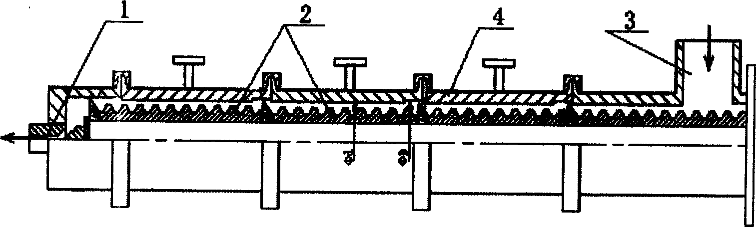 Method for processing domestic animals fowls blood powder by extruding and puffing