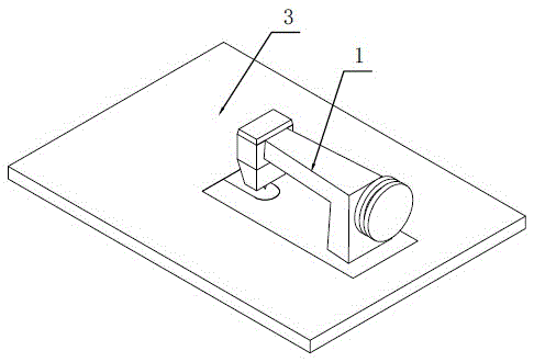 Device for sewing creases of elastic trouser waists and elastic trouser waist sewing method