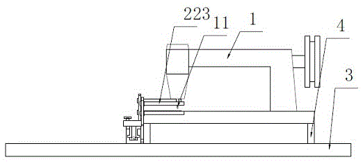 Device for sewing creases of elastic trouser waists and elastic trouser waist sewing method