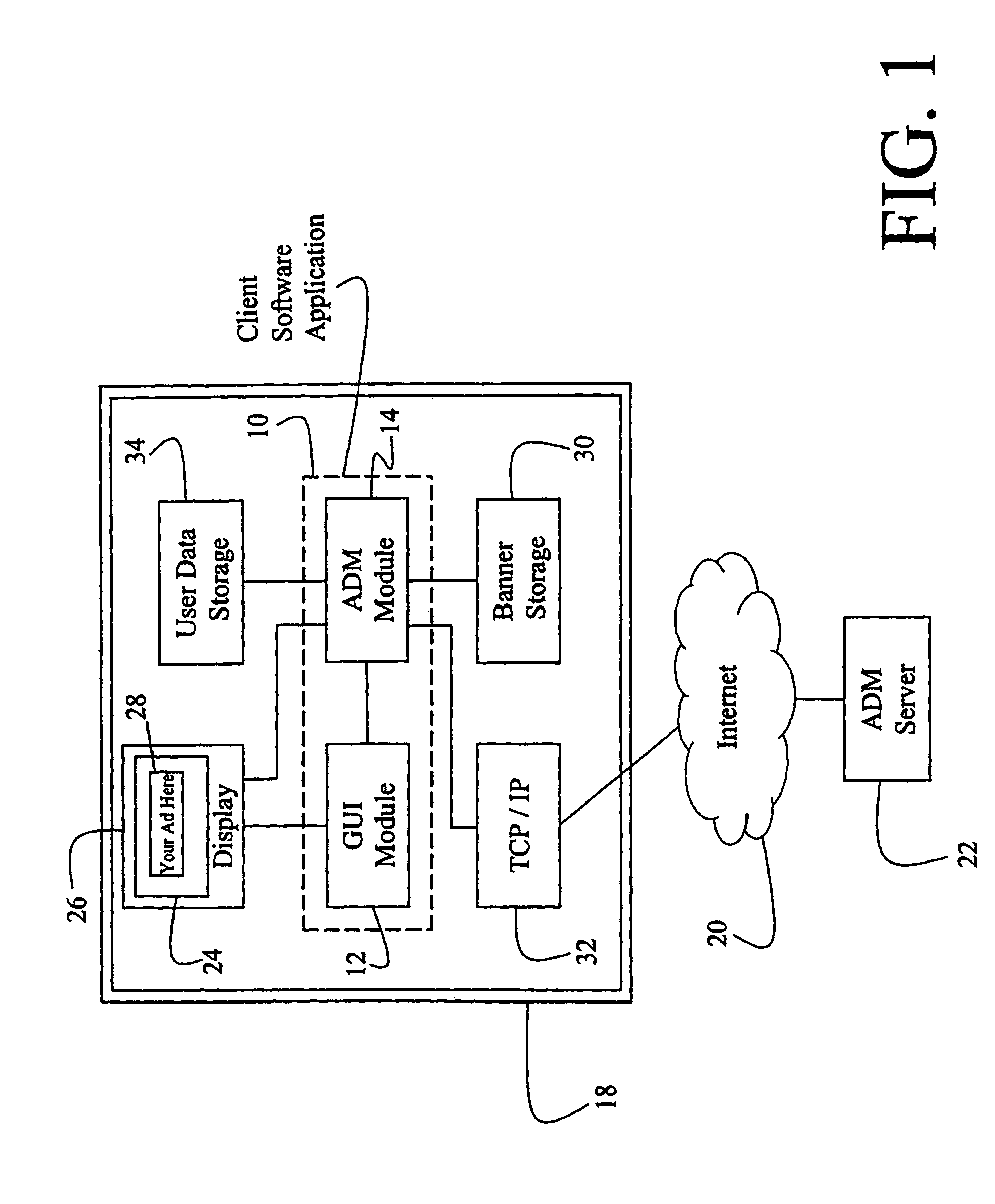 Computer interface method and apparatus with portable network organization system and targeted advertising