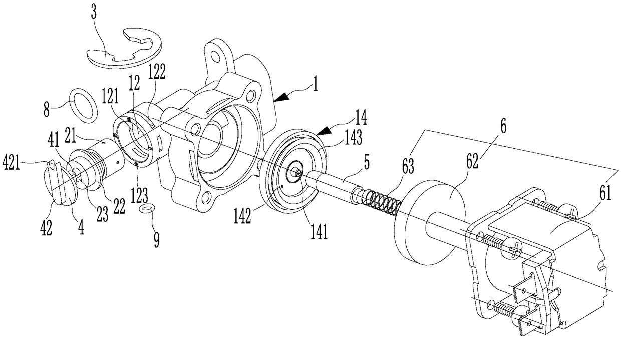 Valve and water filter