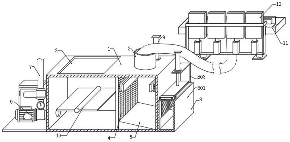 A kind of metal cutting fluid repeatedly used circulating flow purification equipment