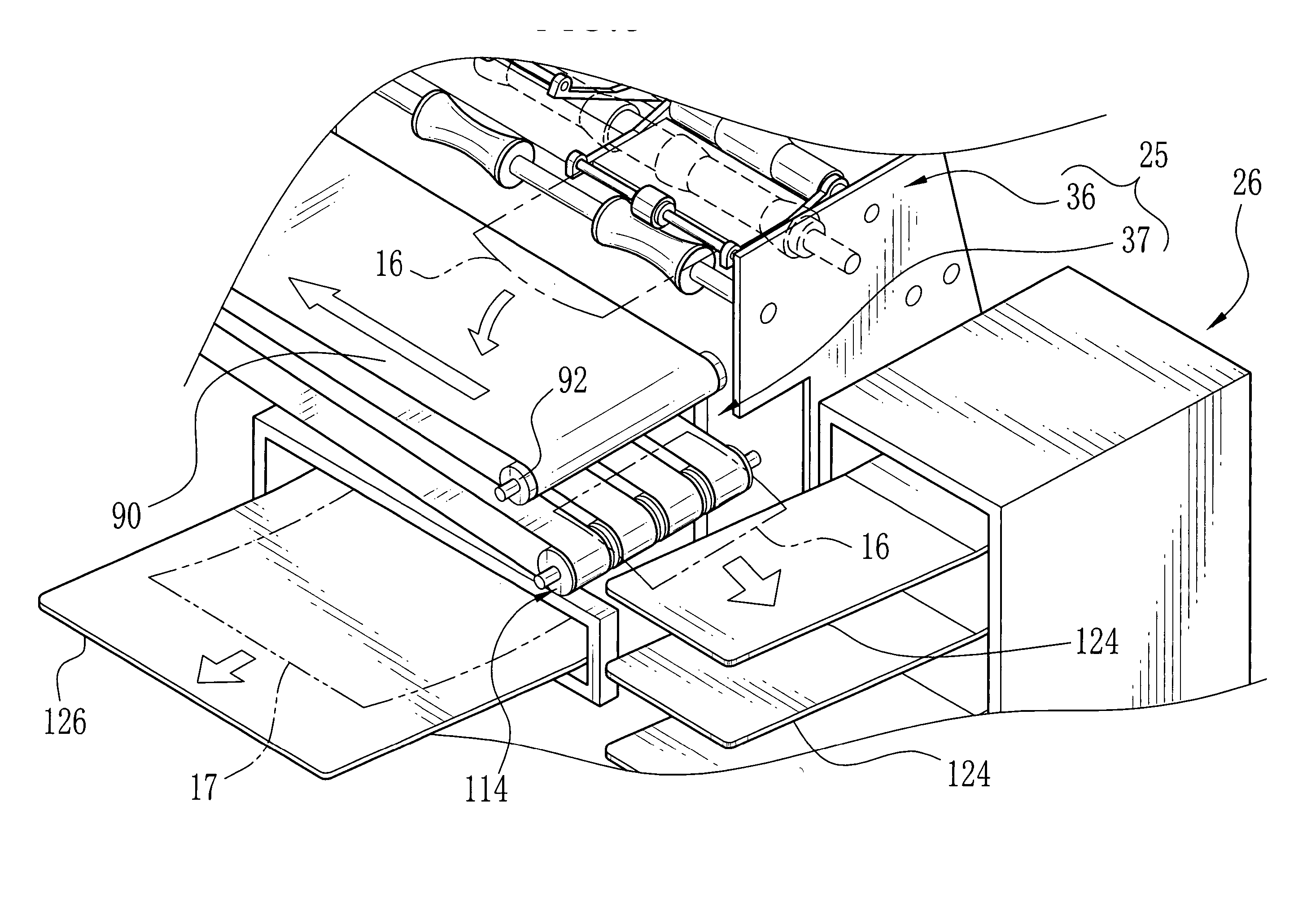 Sheet discharging apparatus