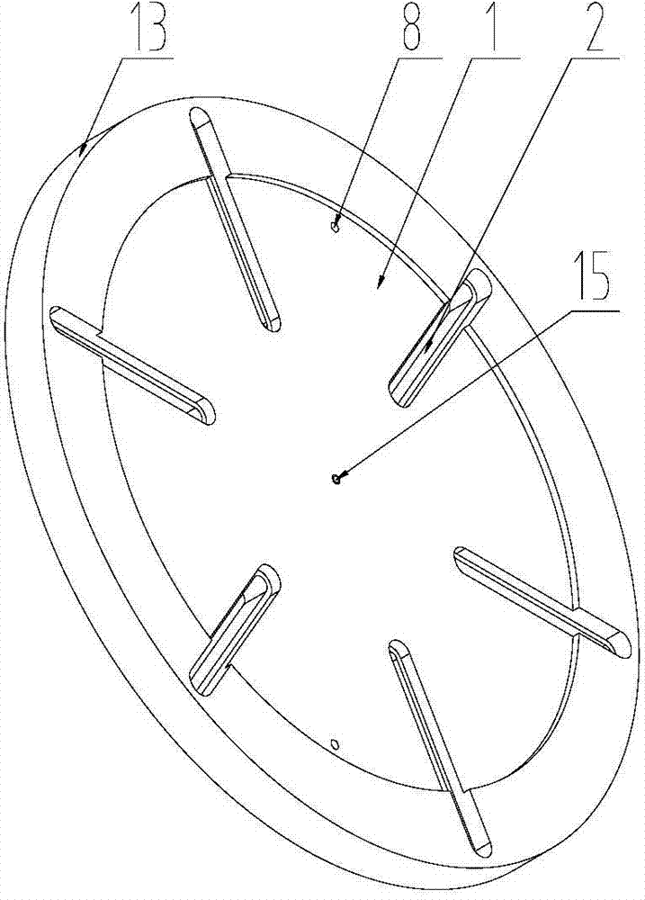 Universal milling fixture for diffuser blades