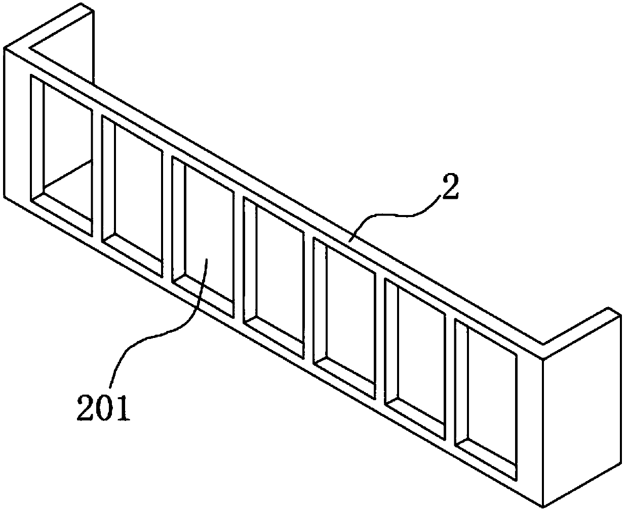 Computer COM port and network card interface connection wiring frame