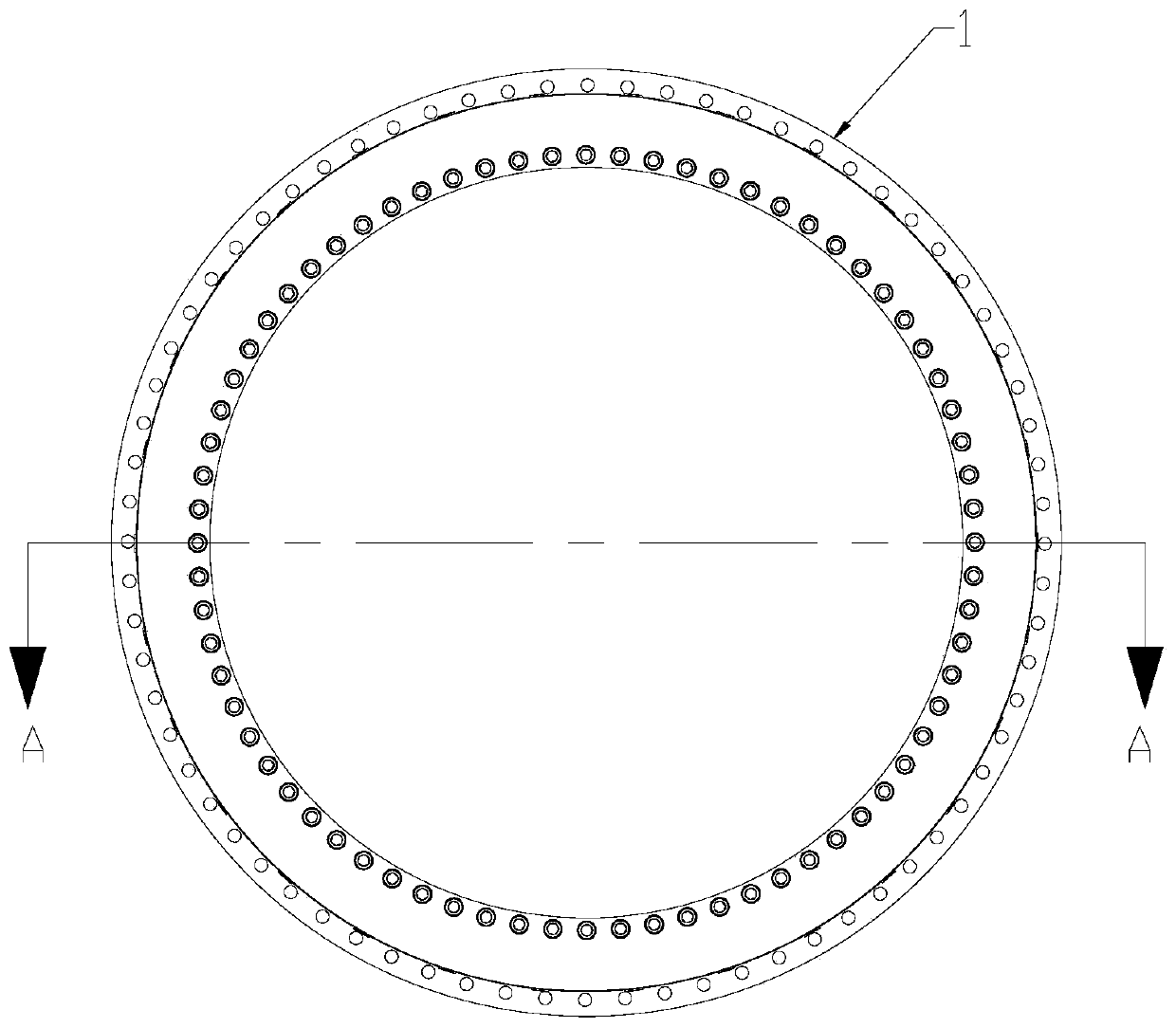 Precise combination bearing with adjustable pre-tightening force