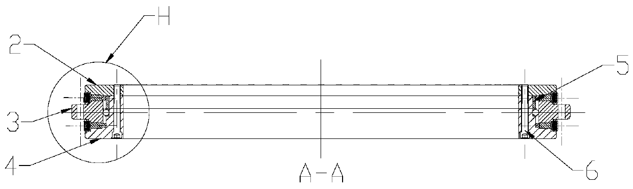 Precise combination bearing with adjustable pre-tightening force