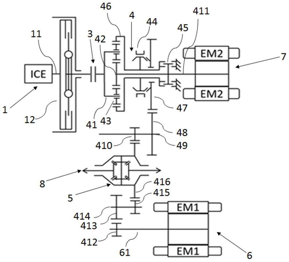 Hybrid vehicle, starting control method, distribution system and vehicle-mounted controller