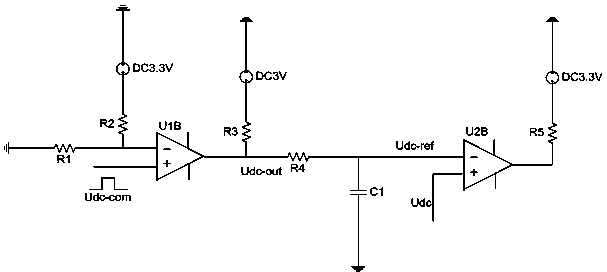 Over-voltage protection method for DC bus voltage of wind power current transformer and circuit adopting same