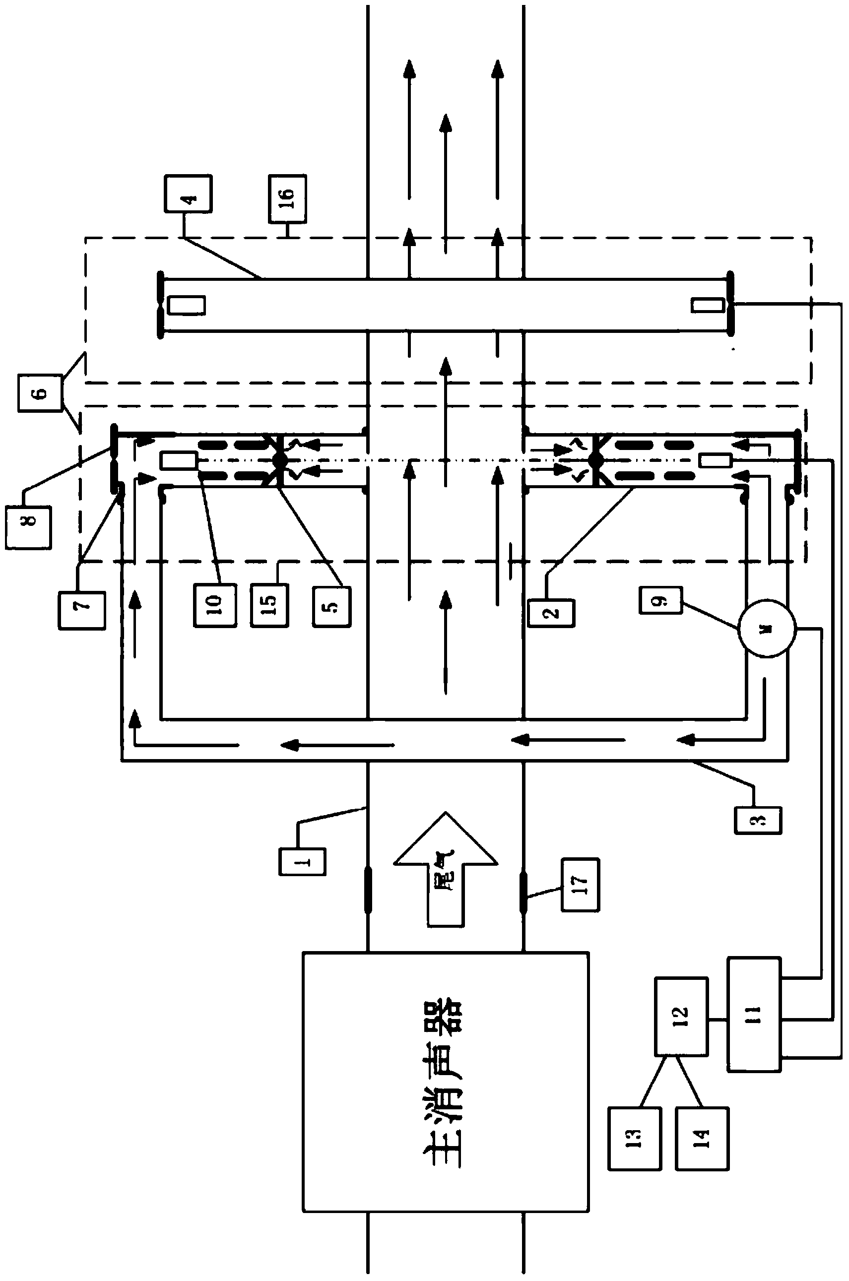 Degradation early-warming apparatus for diesel engine emission