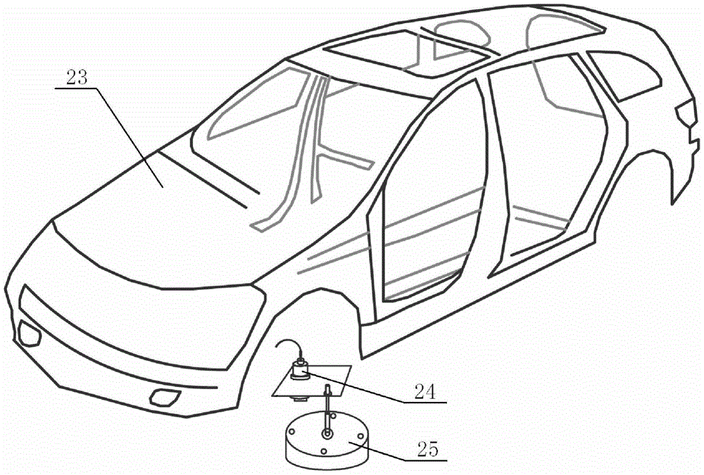 A method for testing the vibration and noise reduction performance of automobile damping materials