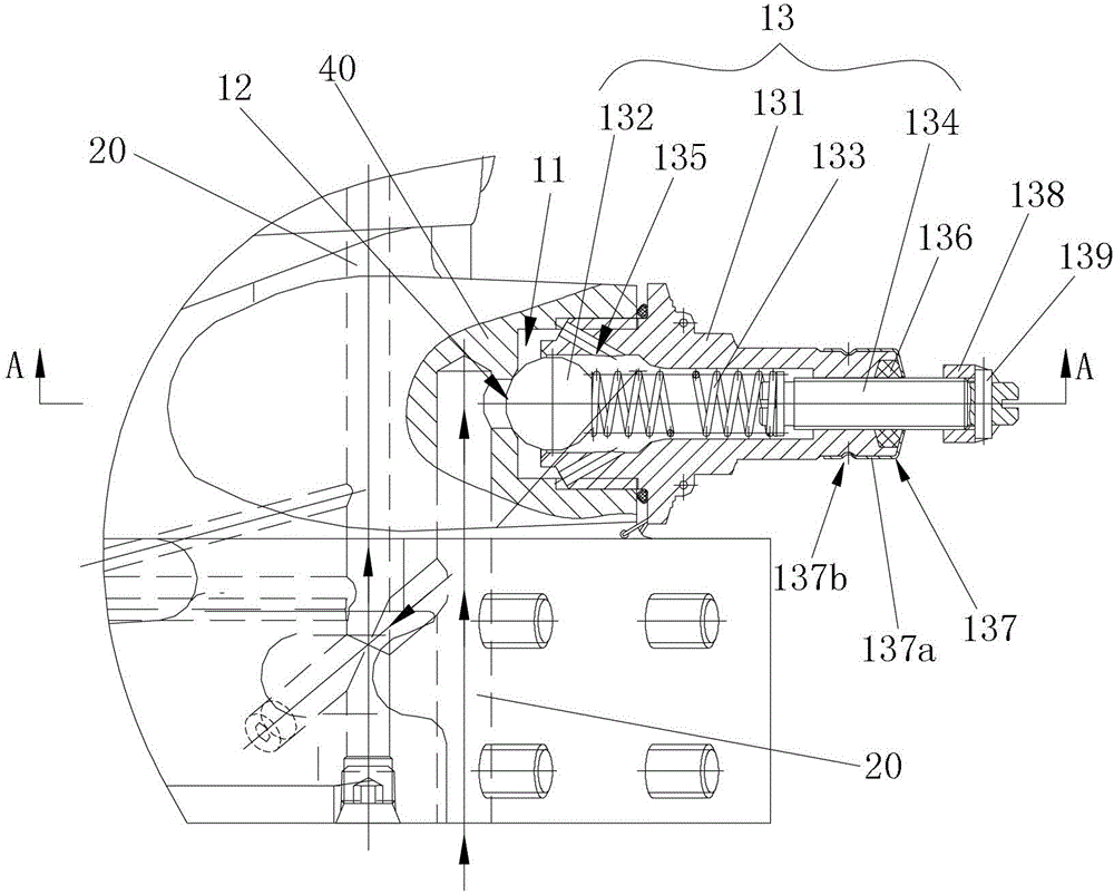 Automatic regulating device and automatic regulating method for lubrication oil pressure of aerial piston engine