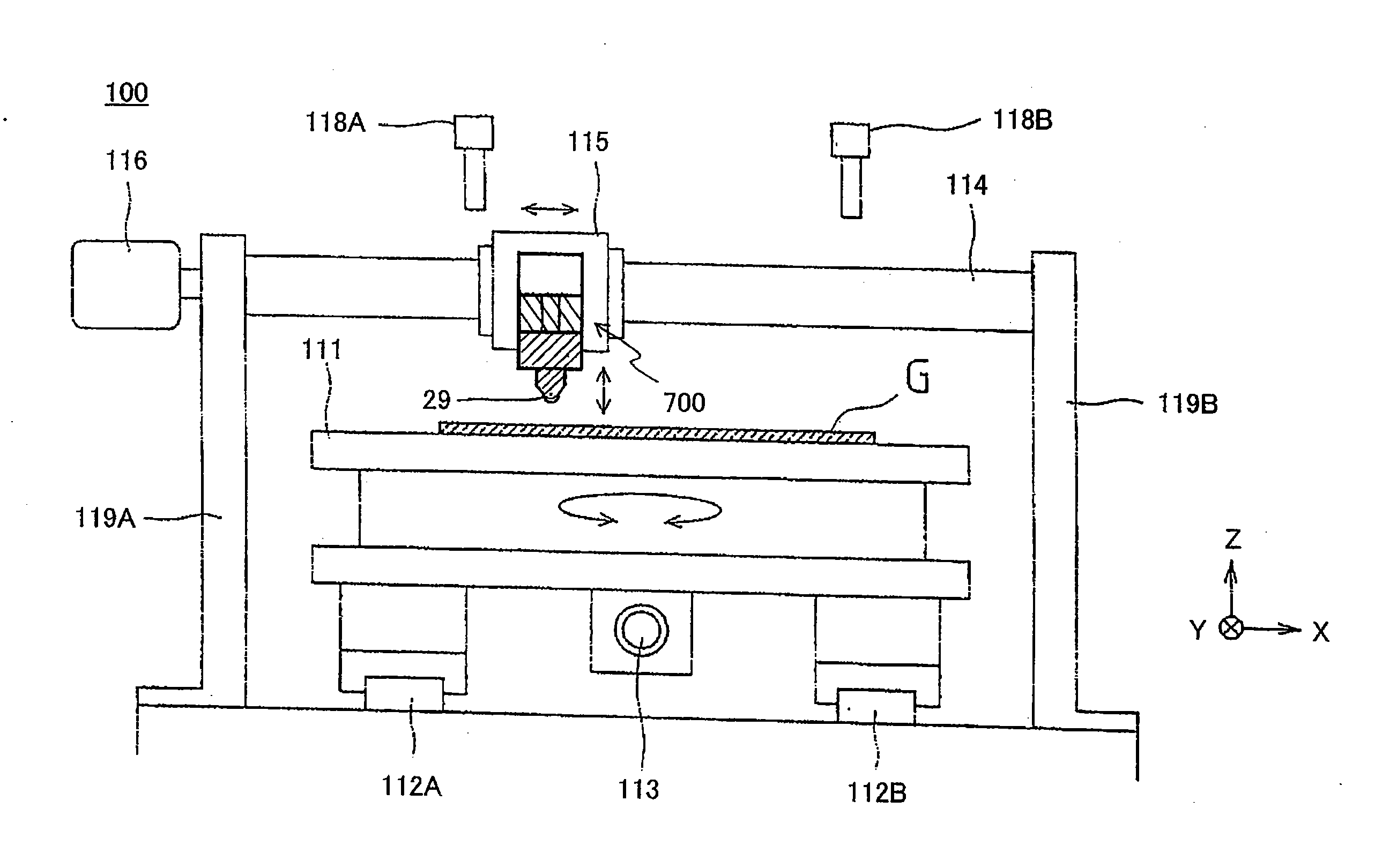 Scribe head and scribe device