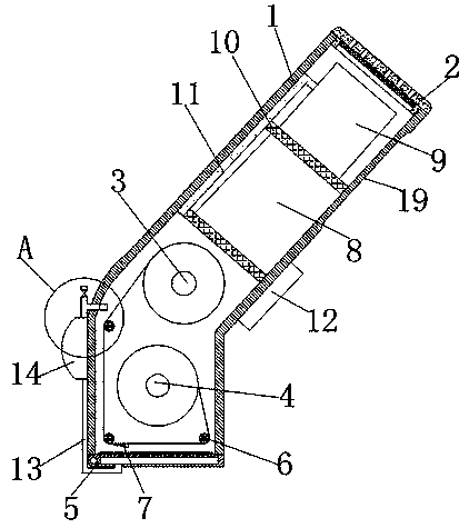 Rapid sticking device for medical bottle sticker