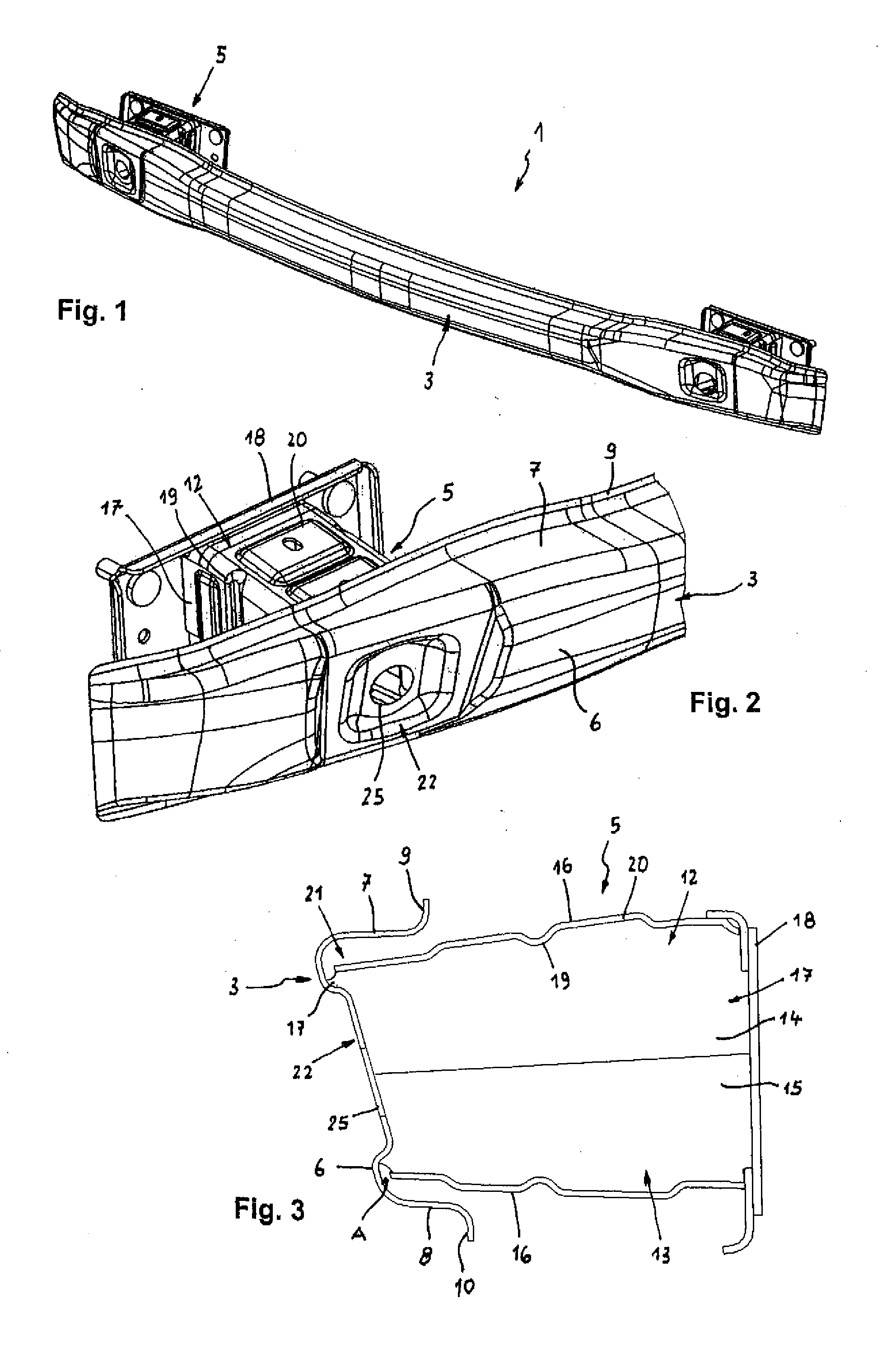 Bumper for a motor vehicle