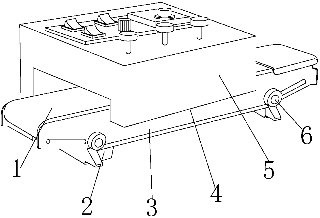 Plastic bag production device with plastic bag smoothening function