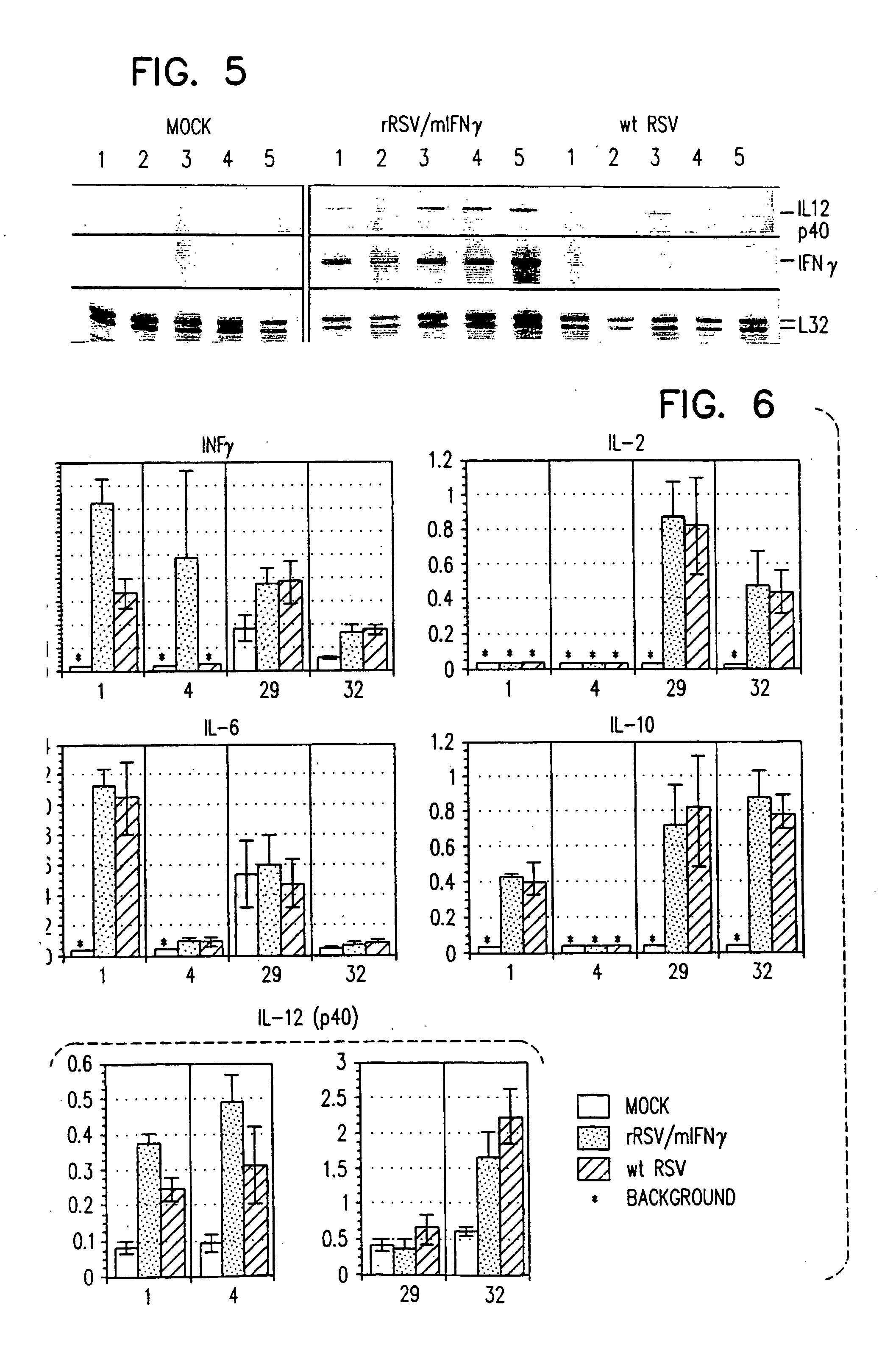 Production of recombinant respiratory syncytial viruses expressing immune modulatory molecules