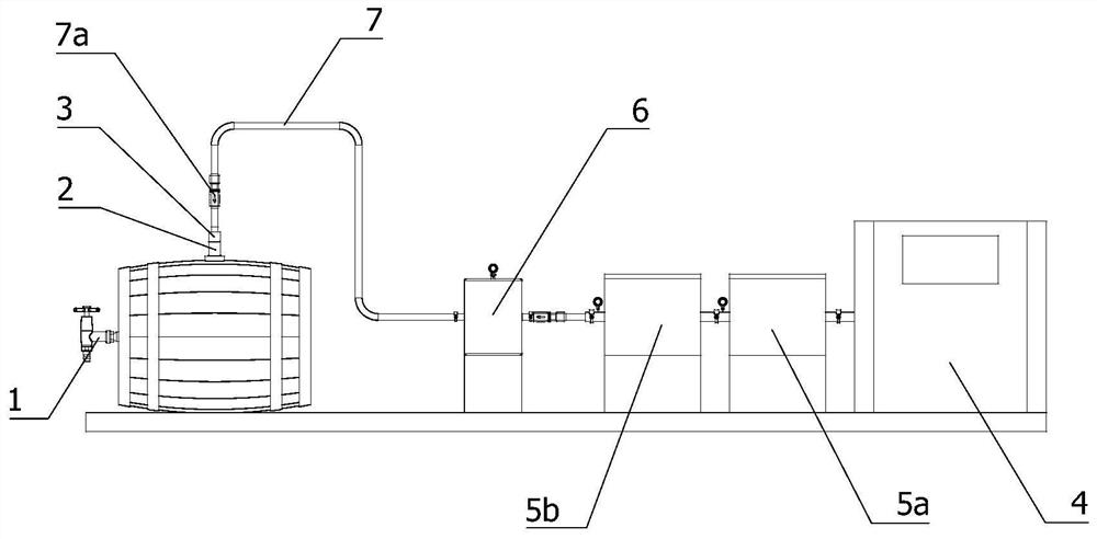 Unsealing-free sampling equipment in beer aging process