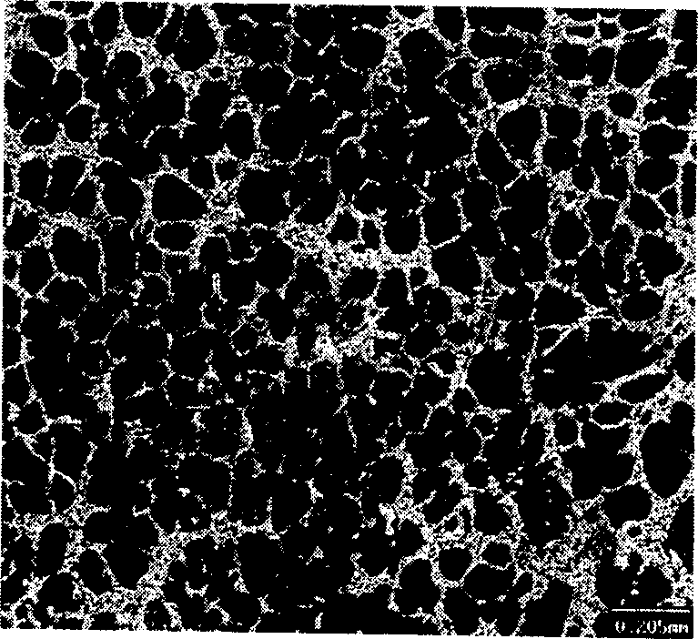 Fast production of subsphaeroidal crystal tissue semi-solid aluminium alloy