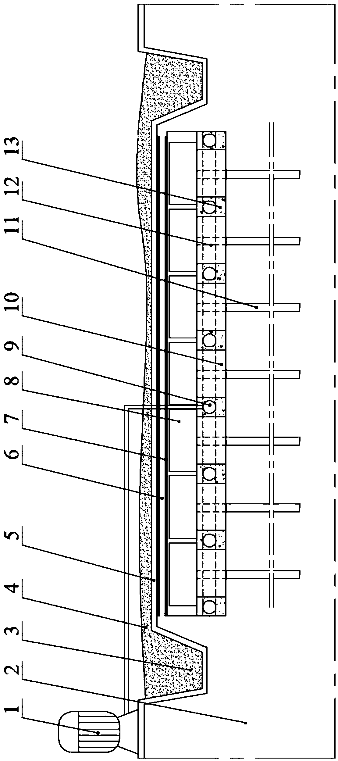 Vacuum preloading device with sandbag cushion layer, and construction method thereof