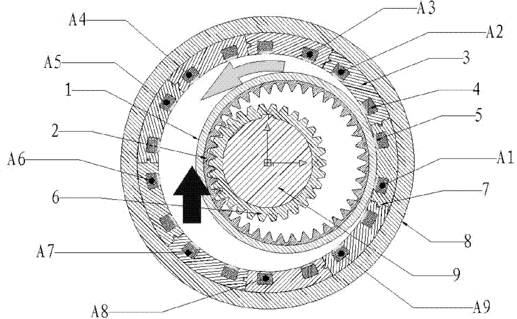 Variable reluctance motor and rotor structure thereof