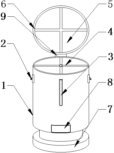 Classification garbage can