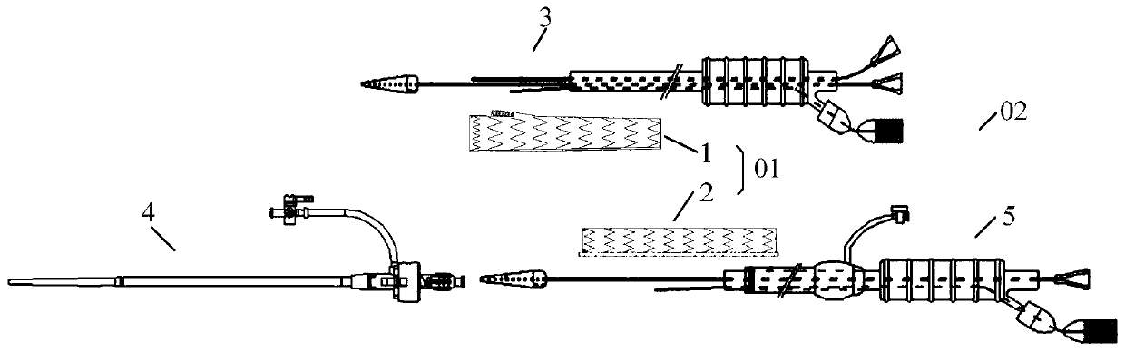 Covered stent system