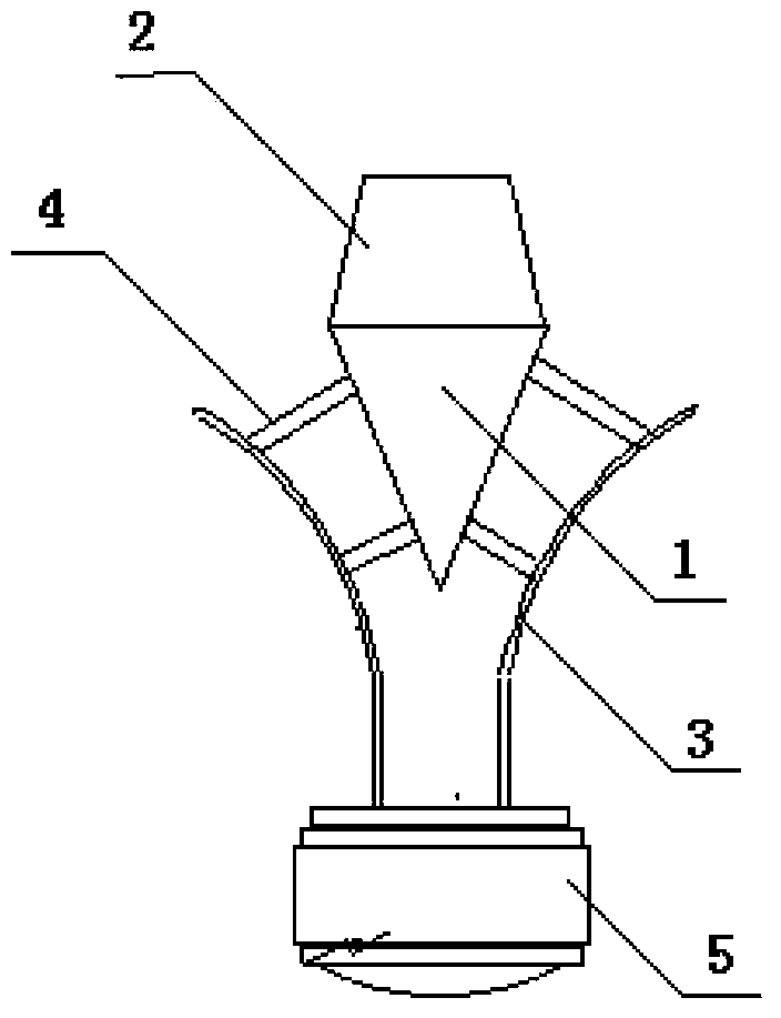 High-frequency sound wave focuser