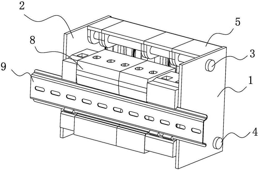 Misoperation-preventive locking device for circuit breakers or air switches