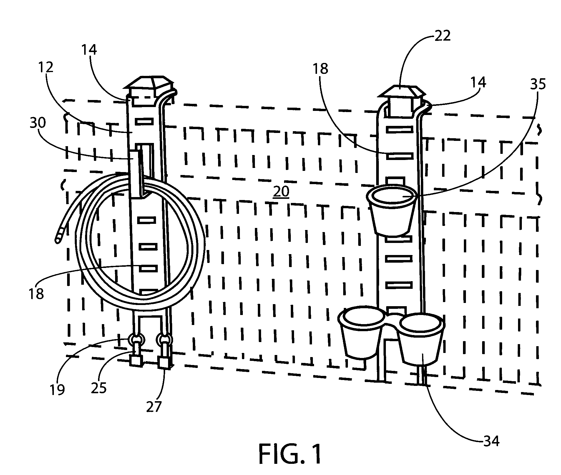 Protective fence hanger