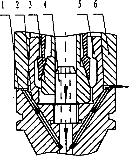 HSK tool shank possessing capacity of compensation