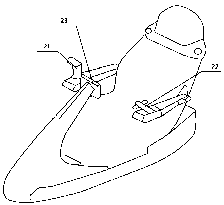 Eight-rotor manned vehicle