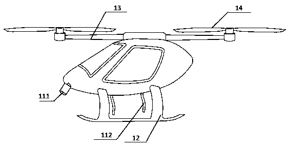 Eight-rotor manned vehicle