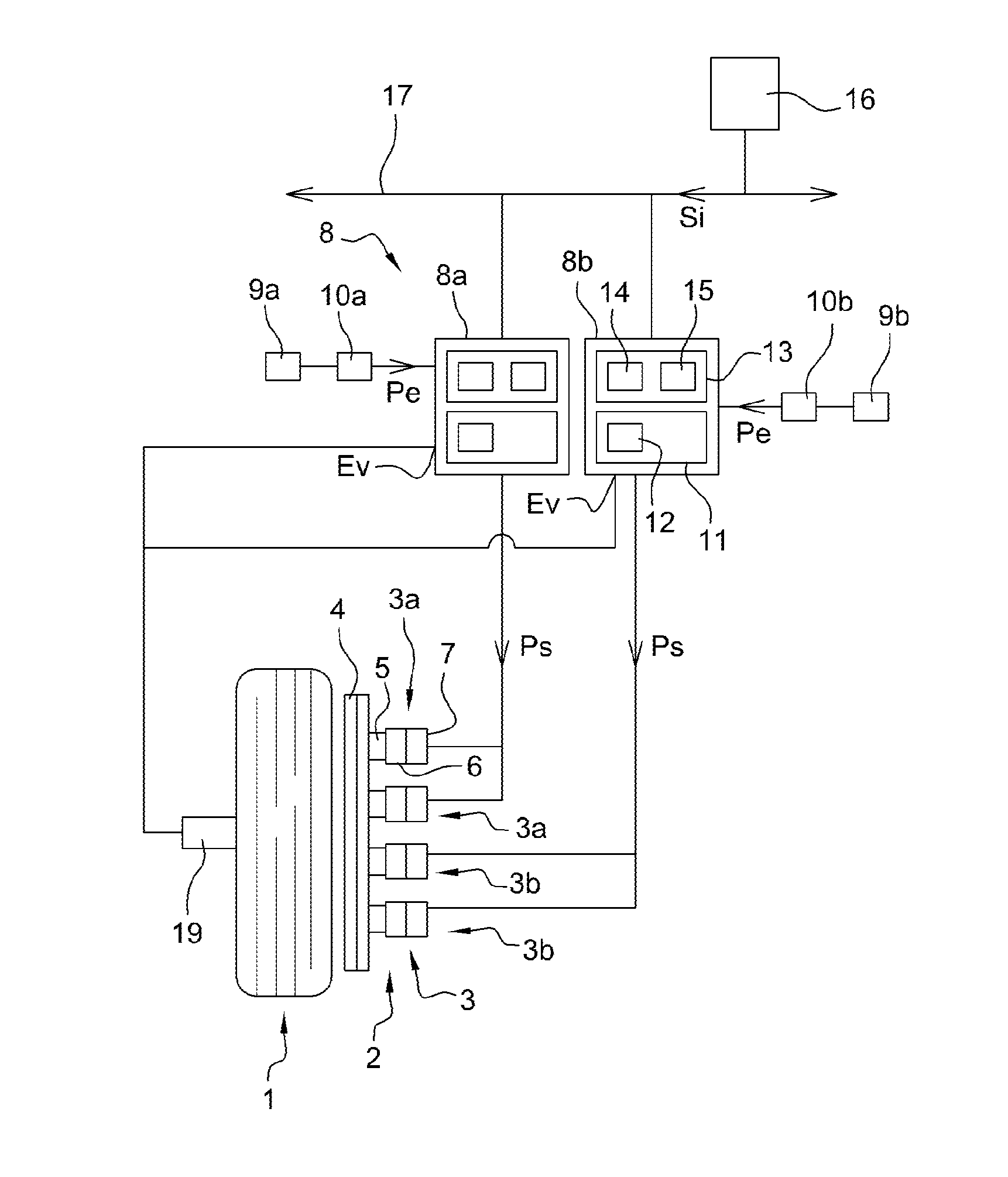 Electromechanical braking system architecture