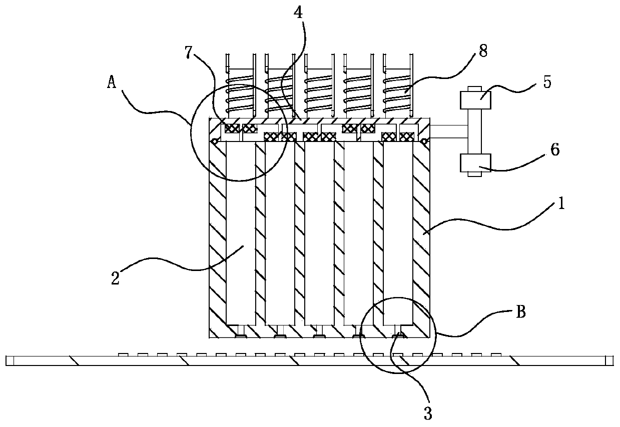 Production method suitable for pickup head for microchip mass transfer