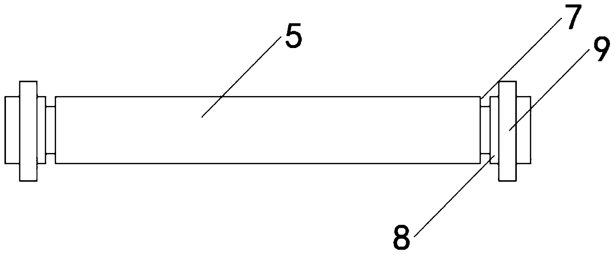 A high-efficiency double-disc wire take-up device