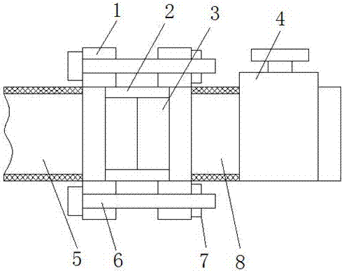 Steam pipeline sealing device