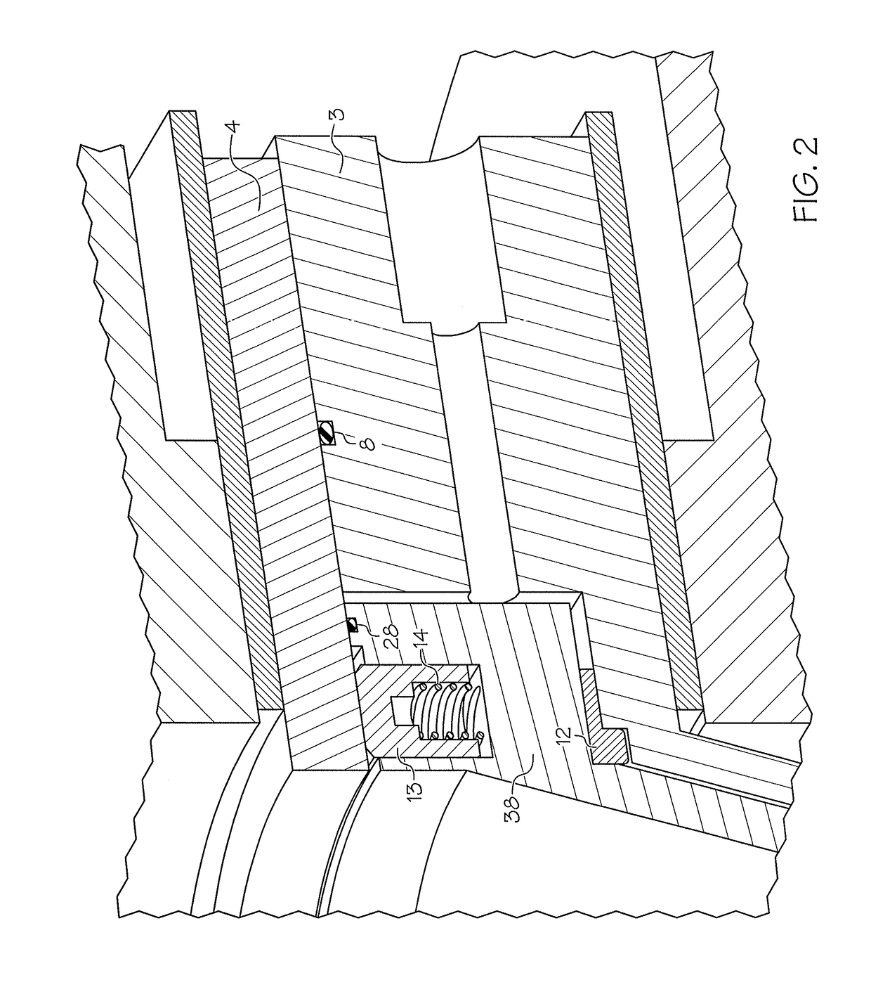 Dynamic variable orifice for compressor pulsation control