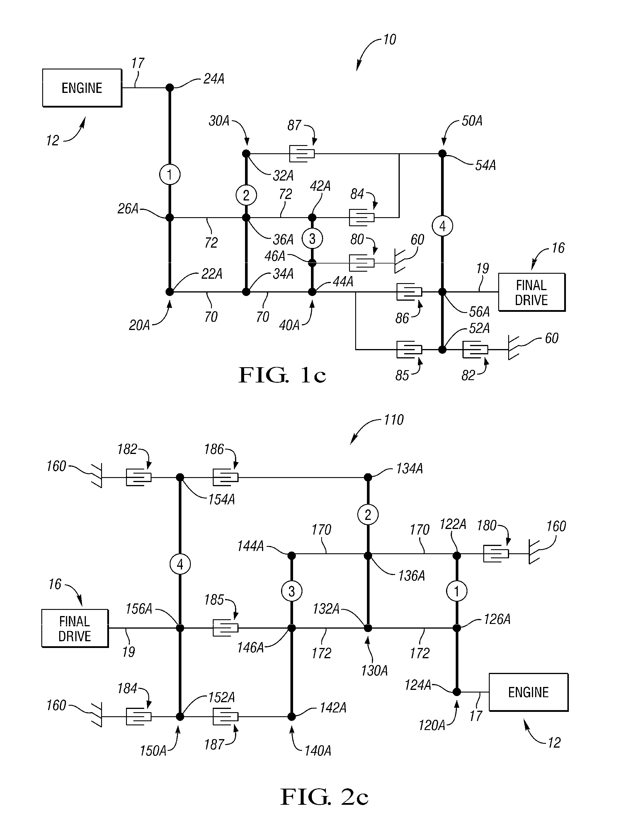 Ten-speed transmissions